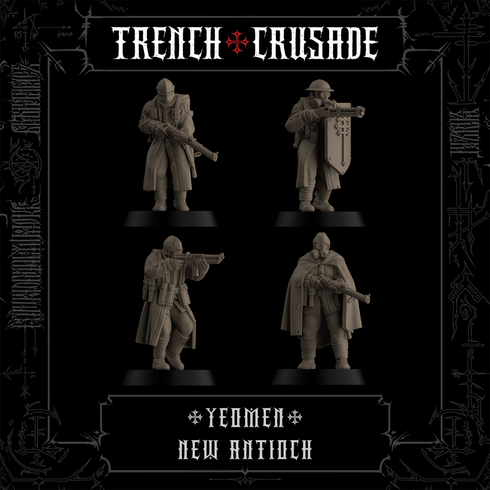 3D Printable Trench Crusade - Yeomen - New Antioch by Factory